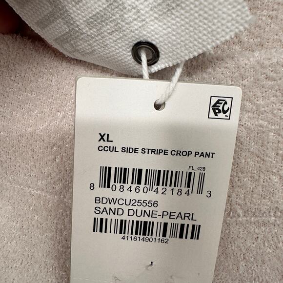 BAREFOOT DREAMS NWT CozyChic Ulra Light Side Stripe Crop Pants // XL - Picture 6 of 11